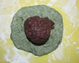 簡単♪よもぎあんパン☆ボールとゴムベラで作り方10写真
