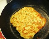 お好み焼き粉で四角いチヂミ作り方4写真