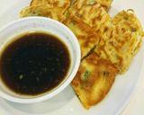 お好み焼き粉で四角いチヂミ作り方8写真