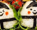 お相撲さん＊おにぎり＊お弁当＊キャラ弁作り方1写真