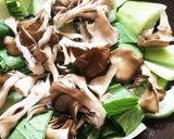 チンゲン菜とカニのうま煮作り方2写真