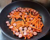 旬の味！アスパラのそうめんチャンプルー作り方3写真
