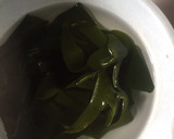 わかめとサニーレタスの炒め物作り方1写真