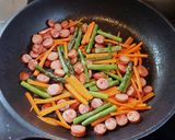 旬の味！アスパラのそうめんチャンプルー作り方4写真