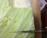 正方形からの。キャベツの千切り作り方1写真