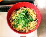シメジと水菜の和風パスタ作り方10写真