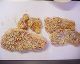 オリーブオイルのヘルシー揚げ焼きとんかつ作り方3写真