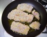 オリーブオイルのヘルシー揚げ焼きとんかつ作り方5写真