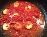 エビとアスパラのトマトスパゲティ作り方5写真