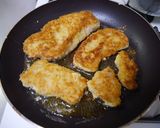 オリーブオイルのヘルシー揚げ焼きとんかつ作り方6写真