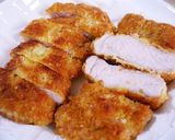 オリーブオイルの揚げ焼きかつ丼作り方1写真