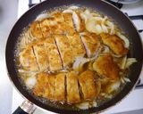 オリーブオイルの揚げ焼きかつ丼作り方5写真