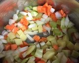 朝食に☆完熟トマトで作るミネストローネ作り方3写真