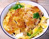 オリーブオイルの揚げ焼きかつ丼作り方9写真