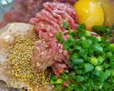 胡麻ネギ甘酢☆蓮根の挟み揚げ☆作り方2写真