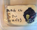 仮面ライダーケーキをチョコプレートで作り方1写真