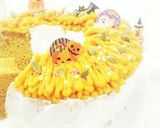 米粉で♪ 抹茶小豆クリチシフォンケーキ作り方22写真