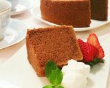 米粉で♪ 抹茶小豆クリチシフォンケーキ作り方23写真