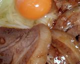 卵かけごはん風チャーシュー丼＊親子丼作り方5写真