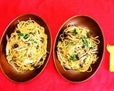 シメジと水菜の和風パスタ作り方11写真