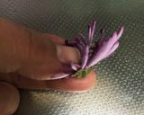 菊と茗荷の酢の物作り方1写真
