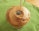 米粉と粉末緑茶のシフォンケーキ作り方24写真