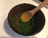 抹茶ラテ白玉ぜんざい作り方2写真