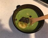 抹茶ラテ白玉ぜんざい作り方3写真