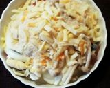 マヨネーズでこくUP！鮭と茸のグラタン作り方2写真