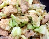 回鍋肉風炒め物作り方3写真