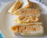 旨ウマ♪朝ごはん！だし巻き玉子サンド作り方5写真