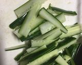 きゅうりと油揚げのイタリアン酢の物作り方1写真