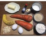 にんじんとバナナのケーキ作り方1写真