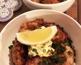 ニンニクと生姜をきかせた鳥の唐揚丼作り方8写真