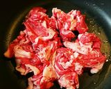 キャベツとパプリカの彩り牛肉辛味噌炒め作り方6写真