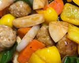 揚げない肉団子 de 酢豚♪作り方7写真