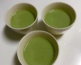 ワンボウルde簡単♡豆乳抹茶プリン作り方4写真