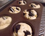 オレオクッキー入り♡ケーキマフィン作り方3写真