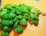 そら豆と豆腐の焼きチキンナゲット作り方3写真