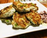 そら豆と豆腐の焼きチキンナゲット作り方5写真