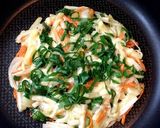 ひっくり返さない♪野菜のお好み焼き風♡作り方4写真