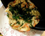 ひっくり返さない♪野菜のお好み焼き風♡作り方6写真