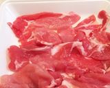 レンジで❁豚肉のトマトチーズ重ね蒸し♡作り方1写真