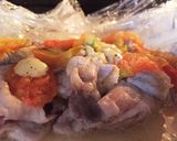 レンジで❁豚肉のトマトチーズ重ね蒸し♡作り方5写真