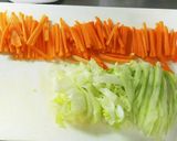 のんびり妊活★たっぷり野菜の牛肉炒め作り方1写真