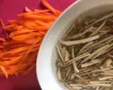 【作り置き】ごぼうとにんじんのサラダ作り方1写真