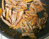 のんびり妊活★たっぷり野菜の牛肉炒め作り方5写真