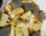 たけのことこんにゃくの味噌チーズ焼作り方2写真