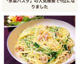 簡単☆水菜とツナのパスタ＊特製ソース作り方7写真