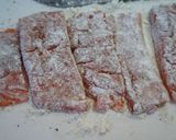 パセリと粉チーズの衣で美味しいサケカツ作り方3写真